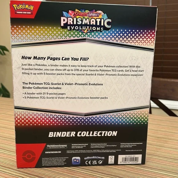 Pokemon Prismatic Evolutions Binder Collection NIB - Picture 2 of 2